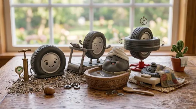 Short Funny Tire Puns