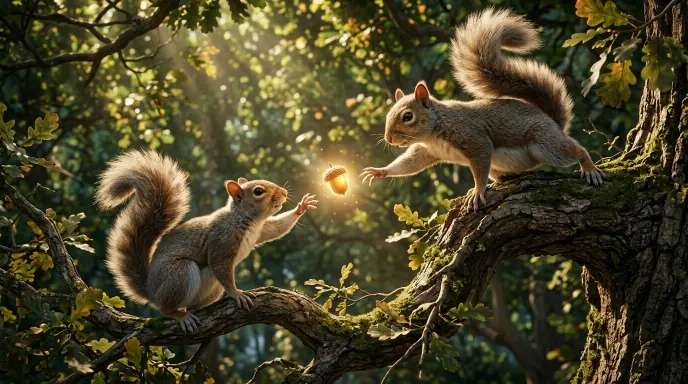 Iconic Sayings with a Squirrel Twist