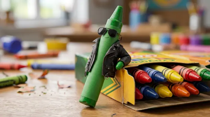 Short Funny Crayon Puns